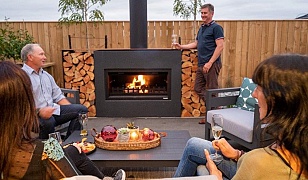 Trendz Mini Burton Outdoor Fireplace