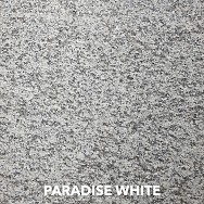 Paradise White Flamed Tile and Bullnose