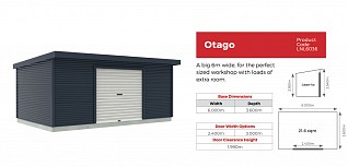 Duratuf Otago Shed Colour - 6000W x 3600D